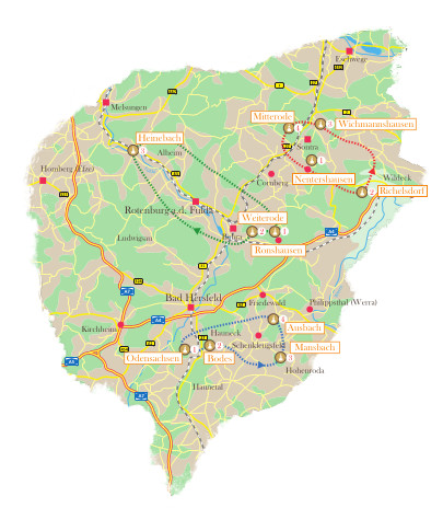 Entdeckertour mit Karte Bauern Barock Kirchen 2025