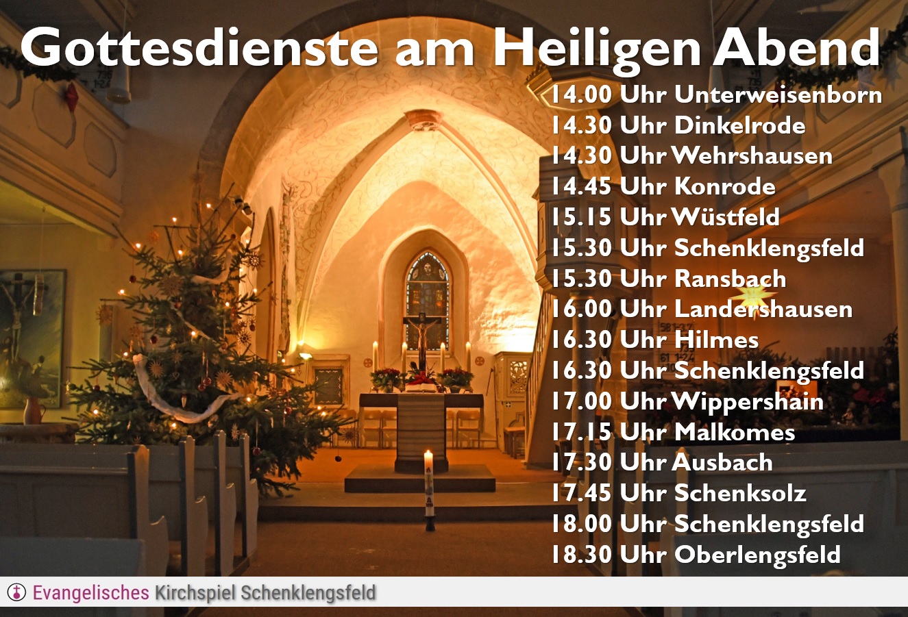 Gottesdienste Heilig Abend Schenklengsfeld