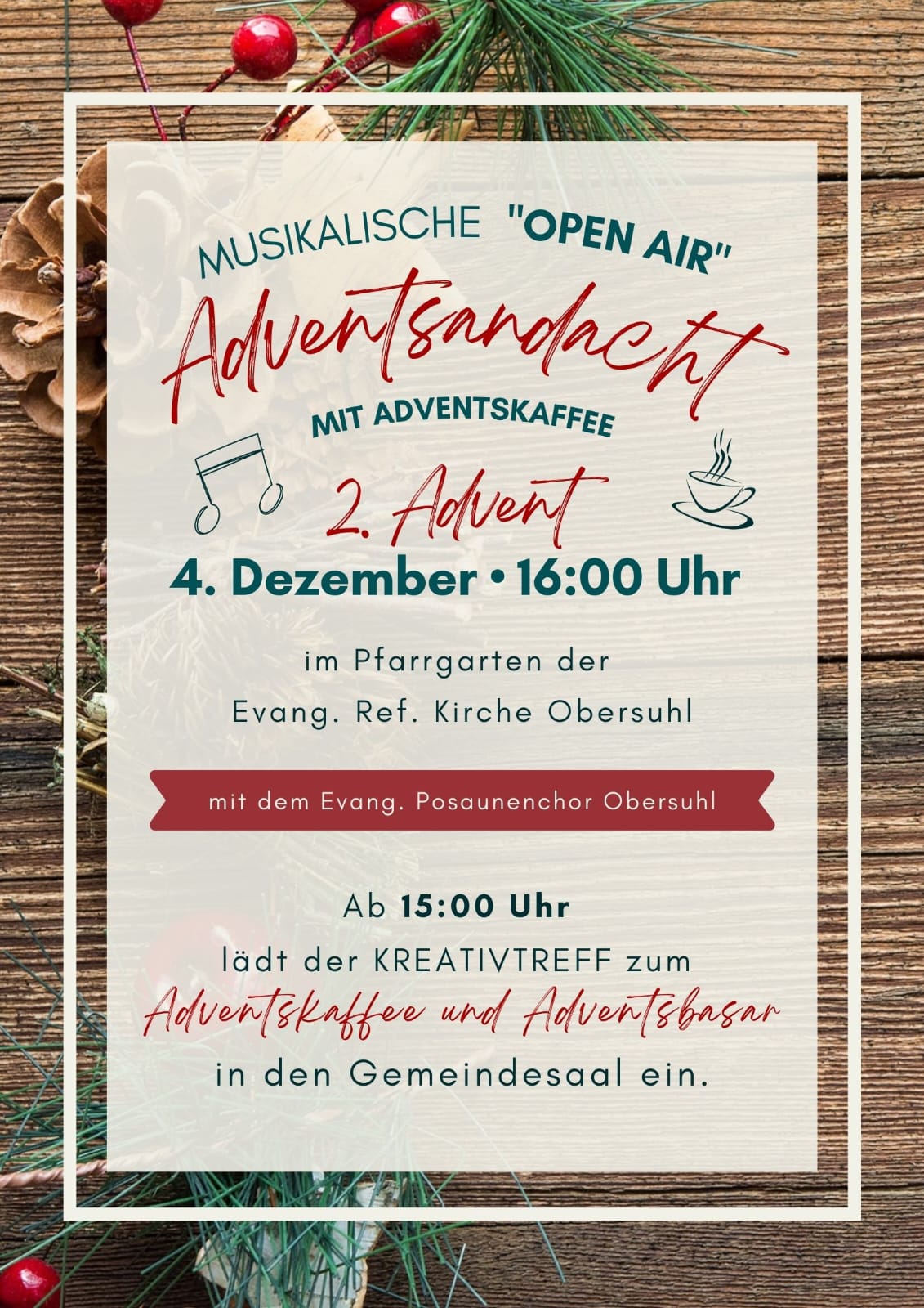 adventskonzert obersuhl 2023